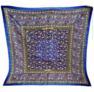 Hermes Carré 90 Scarf CHASSE en INDE Silk Hunting India Vintage France - Picture 1 of 12