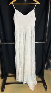 NWT Southern Fried Chics Empire Waist White Lace Dress Bridal Gown Wedding S - Picture 1 of 7