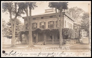 Norwich, NY,  Norwich Club,  RPO Cancel - Utica & Bing, Real Photo Postcard RPPC - Picture 1 of 5
