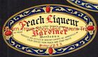 1940s PENNSYLVANIA Morrisville Bardinet Peach Liqueur Label