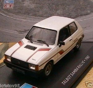 Simca Talbot Samba Rally 1983 Ixo 1/43 Sport Course Altaya White Bianca - Picture 1 of 1