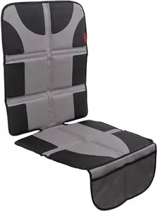 NEW- Lusso Gear Car Seat Protector for Baby Car Seat Thick Padding Mesh Storage - Picture 1 of 9