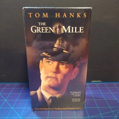 New 2 VHS Set Movie THE GREEN MILE 1999 Factory Sealed Plastic WB Watermark  Foto 1 de 4