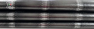 METALLIC PEWTER GUNMETAL SNAKE PRINT ON Calfskin Cow leather 8sqf 1.0mm #C1525 - Picture 1 of 7