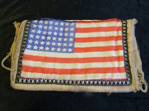 Vintage Taschentuch Etui Flagge beschädigt - Bild 1 von 18