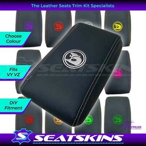 CONSOLE COVER ARM REST CUSTOM TO FIT HOLDEN VY VZ HSV LOGO CHOOSE COLOUR - Picture 1 of 18