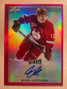 2016-17 Leaf Metal Pink Prismatic Autograph Auto Boris Katchouk #BA-BK1 3/10 SSP - Bild 1 von 2