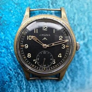Vintage Lemania WW2 Military Dirty Dozen Men's Watch - Picture 1 of 7