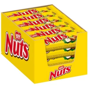(11,56€/1kg) Nestle Nuts, Riegel, Schokolade, 24 Riegel