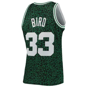 Maglia Mitchell & Ness Boston CELTICS LARRY BIRD SWINGMAN SAFARI stampa animalier - Foto 1 di 21