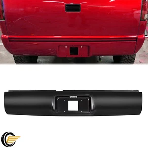 Rear Bumper Roll Pan w/License Plate For 1994-2003 S10 Sonoma GMC Fleetside - Picture 1 of 17