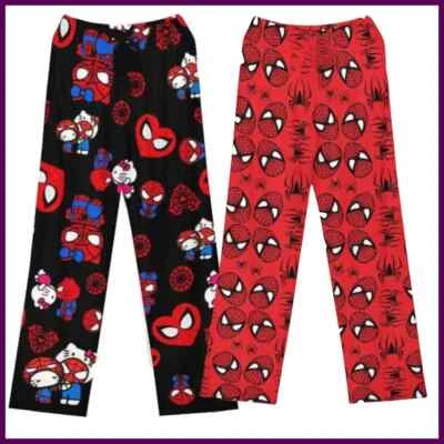 Pijama Spiderman Primavera y Verano Edición Coreana Pareja Pantalones Spiderman Foto 1 de 4