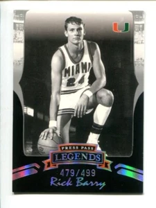 2006-07 Press Pass Legends Silver #S43 Rick Barry #/499 🏀 Miami Hurricanes - Bild 1 von 1