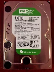 Disco rigido interno WD Caviar Green WD10EARS 1 TB 5400 RPM 3,5", archiviazione, così com'è - Foto 1 di 2