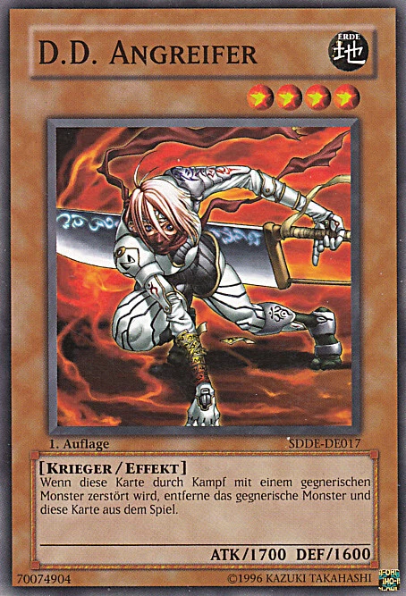 YU-GI-OH, D.D. ANGREIFER, C, SDDE-DE017, 1. Auflage, TOP - Bild 1 von 1