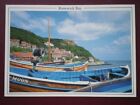 Postcard Yorkshire Runswick Bay Boats