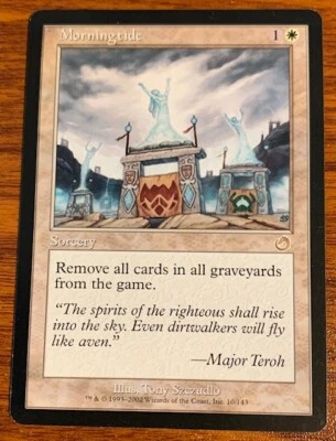 2002 Mtg Magic the Gathering Torment Morningtide #10/143 - Image 1 of 2