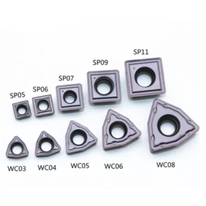10PCS WC/SP drill inserts WCMX03/04 WCMT05/06 SPMG05/06/11 carbide inserts - Picture 1 of 1