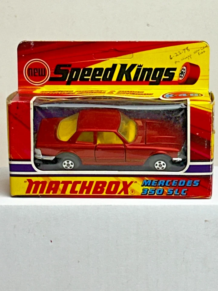 Matchbox Speed Kings No. K-48 Mercedes Benz 350 SLC with Original Box - Image 1 of 4