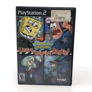 SpongeBob SquarePants: Lights, Camera, Pants! (PS2) CIB w/Manual Working - Picture 1 of 3