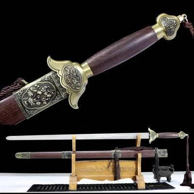 Training Chinese Tai Chi Sword Kung Fu Jian Flexible Stainless Steel Blade Nice - Image 1 of 4