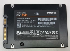 Samsung 860 EVO 1TB 2.5” SATA SSD - Afbeelding 1 van 3