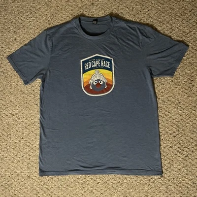 Camiseta Sesame Street Super Grover Red Cape Race Hombre’s Grande Foto 1 de 4