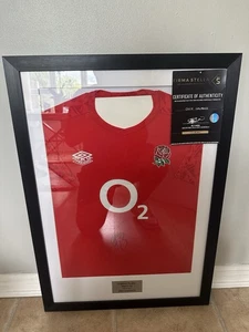 Camisa de Entrenamiento Firma Stella 2023-24 Inglaterra Rugby Union Firmada - Ollie Lawrence - Imagen 1 de 5