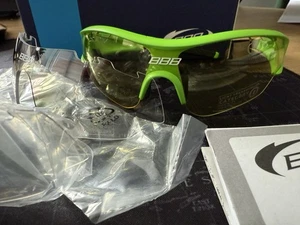 BBB Summit Cycling Sunglasses BSG 50 Matt Green Brand New In Box - Picture 1 of 11