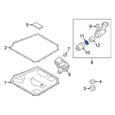 For Porsche Macan 2015-2024 Porsche PAF005499 Transmission Filter Housing O-Ring Foto 1 de 4