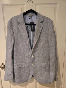 Neu mit Etikett Vineyard Vines Leinen Blazer Jacke Jake blau 42R - Bild 1 von 5