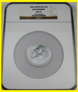 Australia Cucaburra 2003 2 oz.  NGC MS 70 ** RARO ** - Imagen 1 de 2