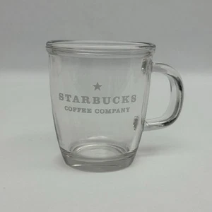 Starbucks Vintage 2001 Starbucks Large Coffee Tea Mug Clear Star 20oz - Picture 1 of 11
