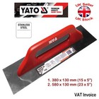 Yato Plasterers Float Decorator Render Hand Tool Flat Smooth Wall Trowel 2 Sizes