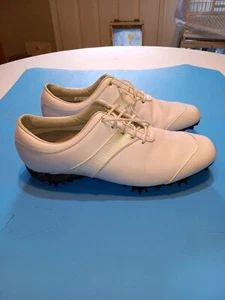 FootJoy LoPro Collection weiße Golfschuhe mit Spikes US Größe 8,5 - Bild 1 von 8
