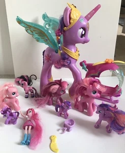 My Little Pony Lot Twilight Sparkle sound Pinkie Pie mom Cheerilee G 3.5 G4 G3 - Picture 1 of 10
