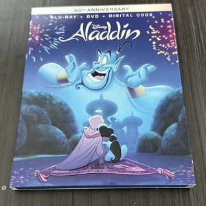 Aladdin 30th Anniversary Edition Blu-ray + DVD + Digital Code w/ slipcover - Picture 1 of 2