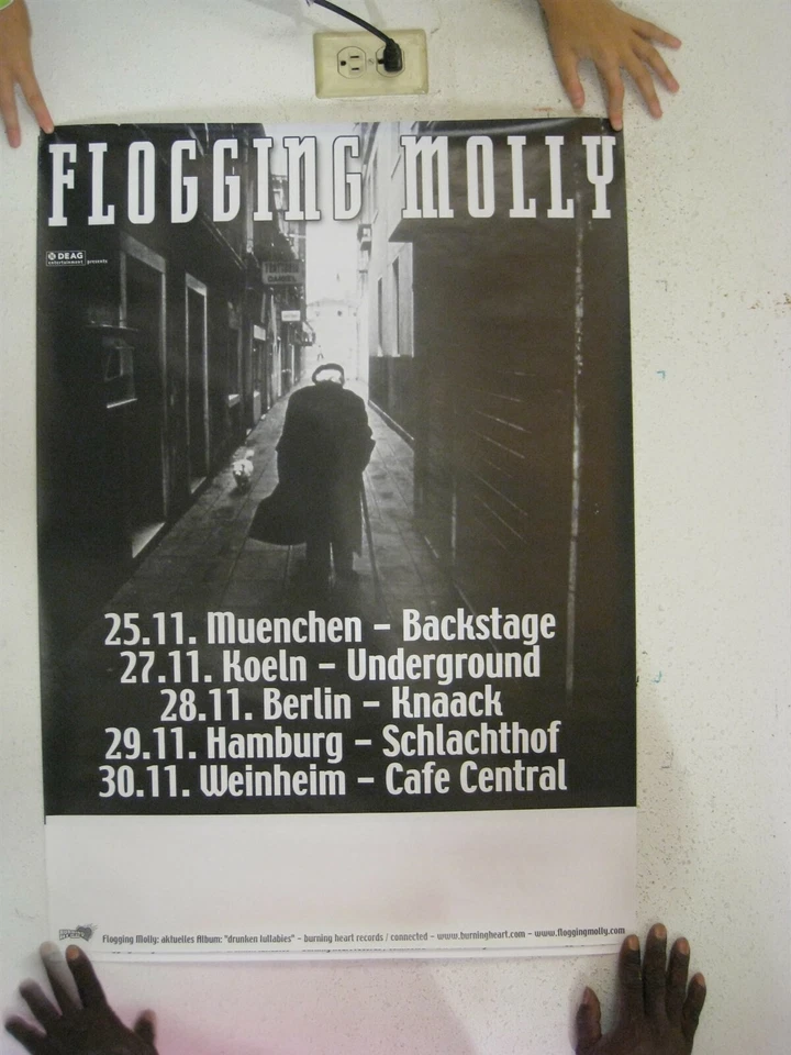 Flogging Molly Poster German Tour - Image 1 of 1