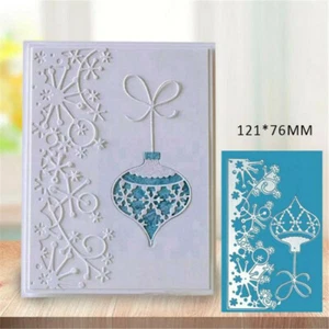 Snowflake Lace/Christmas Metal Embossing Scrapbooking Stencil Album Cutting Dies - Picture 1 of 6