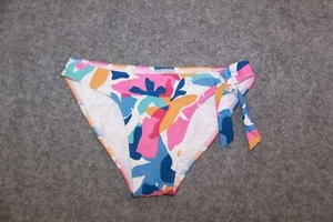 BIKINI UNTERTEIL SLIP GRÖSSE 34 BLAU WEISS GELB ROSA GEMUSTERT VON ESPRIT - Picture 1 of 1