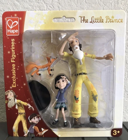The Little Prince Hape Exclusive Figurines Set 824764 Aviator Girl Fox 3 Fig NIB Cover