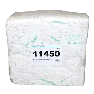 Handtuchleinen Baumwolltücher  Putztücher Werkstatttücher 10 kg 20x50 cm weiß - Bild 1 von 3