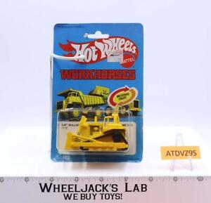 CAT Bulldozer YELLOW #1172 Hot Wheels Workhorses Mattel 1979 Vintage NEW MOSC