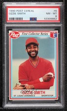 1990 Post Food Issue Ozzie Smith #6 PSA 8 HOF