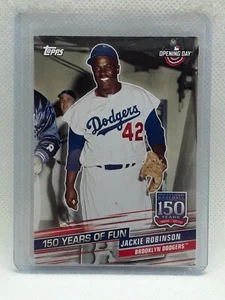 Jackie Robinson 2019 Topps Opening Day - 150 Years Of Fun - Los Angeles Dodgers - Picture 1 of 2