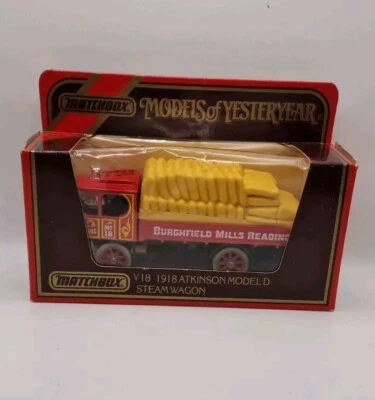 Y18 Matchbox MOY 1918 Atkinson Model D Steam Wagon Burghfield Mills Reading - Image 1 of 4