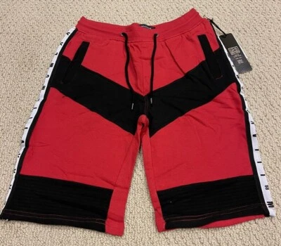 Shorts de Moto Masculino LR Scoop Vermelho Preto Lã TODOS OS TAMANHOS Novo com etiquetas - Imagem 1 de 4