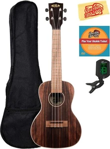 Kala KA-EBY-C Striped Ebony Concert Ukulele w/ Hard Case - Picture 1 of 5