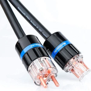Audiophile OFC HiFi Netzkabel Kabel Schuko EU Stecker fur Subwoofer, Amplifur - Bild 1 von 6