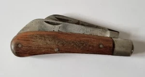 Schönes altes Okuliermesser - Garten Holzschaft - FACOM France - Gardening Knife - Bild 1 von 5
